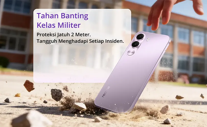 realme C100i Durabilitas MIL-STD-810H