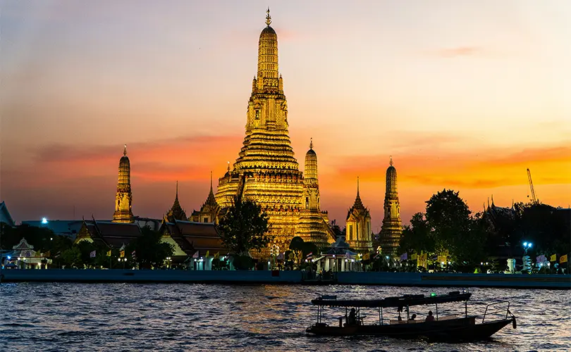 Kuil Wat Arun, Bangkok Thailand