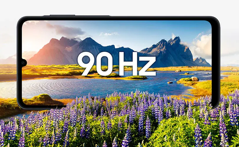 Layar PLS LCD 6.7 inci HD+ 90Hz