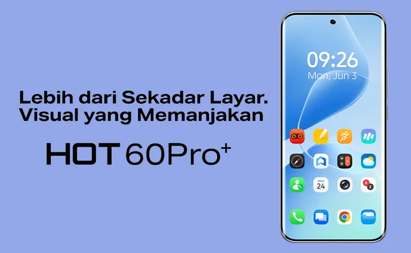 Layar 3D-Curved Infinix HOT 60 Pro Plus