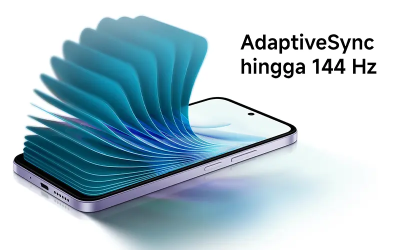 Layar IPS LCD 6.9 inci FHD+ Redmi 15