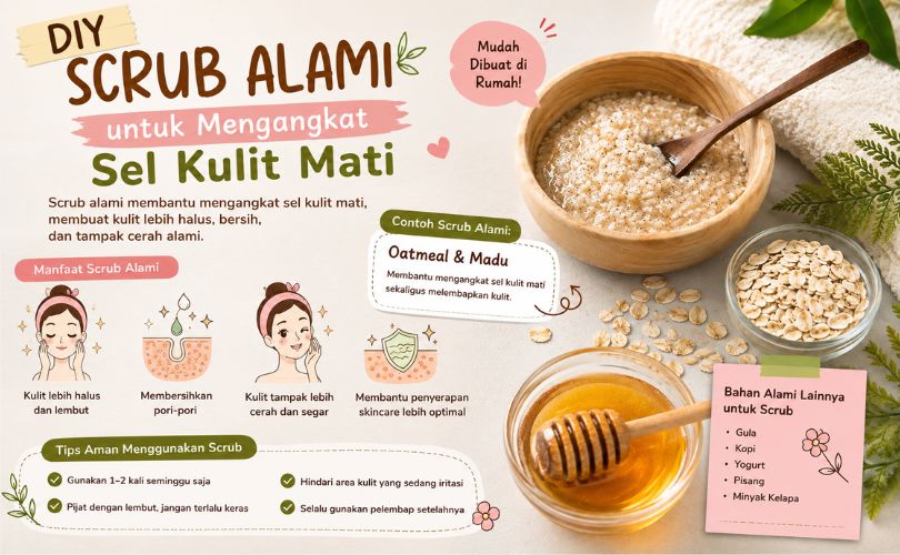 Scrub Alami Buat Sendiri di Rumah [DIY]